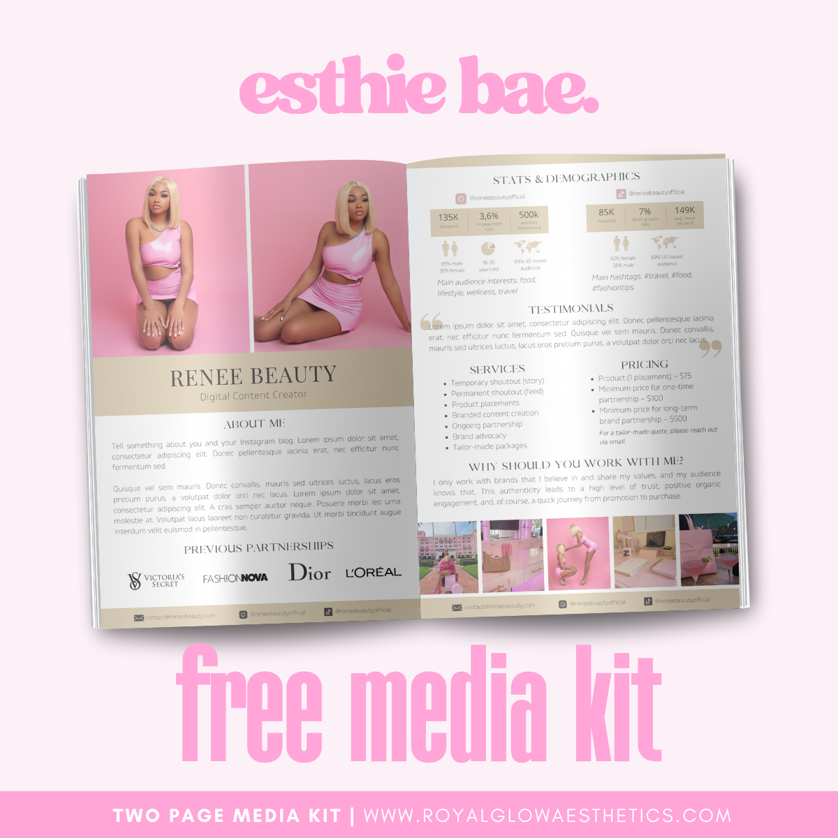 Two Page Media Kit