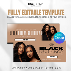 Black Friday CANVA DIY Templates -RHEA