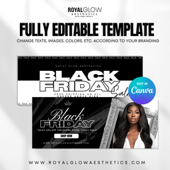 Black Friday CANVA DIY Templates - GABBY