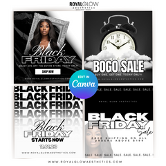 Black Friday CANVA DIY Templates - GABBY