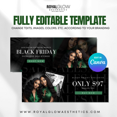Black Friday CANVA DIY Templates - AVAH
