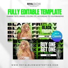 Black Friday CANVA DIY Templates - NYCOLE