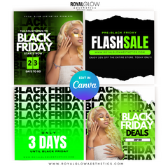Black Friday CANVA DIY Templates - NYCOLE