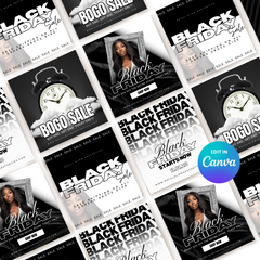 Black Friday CANVA DIY Templates - GABBY
