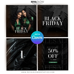 Black Friday CANVA DIY Templates - AVAH
