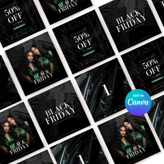 Black Friday CANVA DIY Templates - AVAH