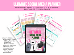 Ultimate Social Media Planner (Digital Download)